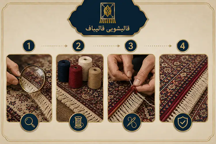 مراحل شیرازه دوزی